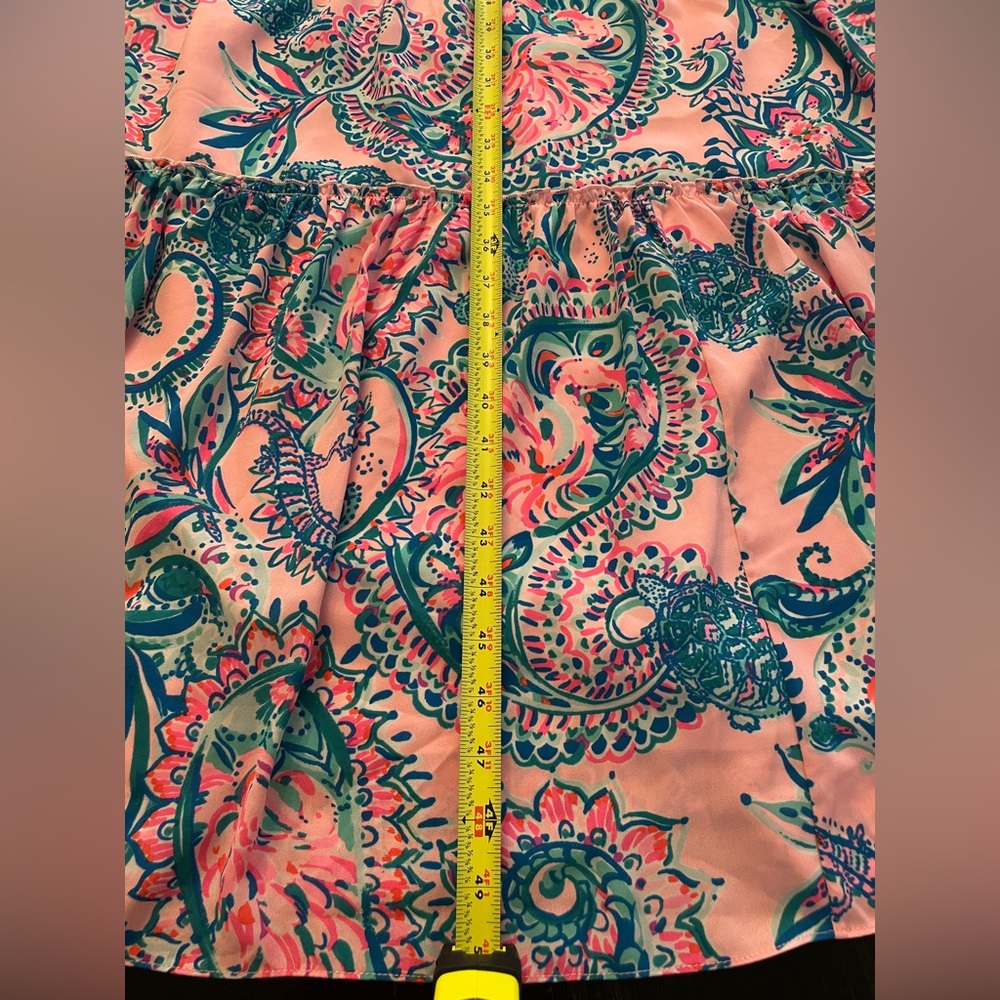 Lilly Pulitzer Melody Maxi Dress Pink Tropic Tint Tangerine Dream NEW - Picture 5 of 11